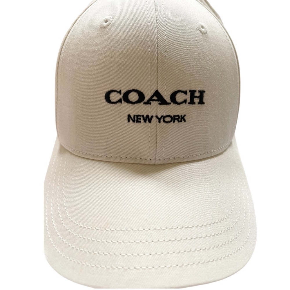 NWT COACH Embroidered Baseball Hat In The Color Chalk. This Is A Size M/L. - Picture 12 of 12
